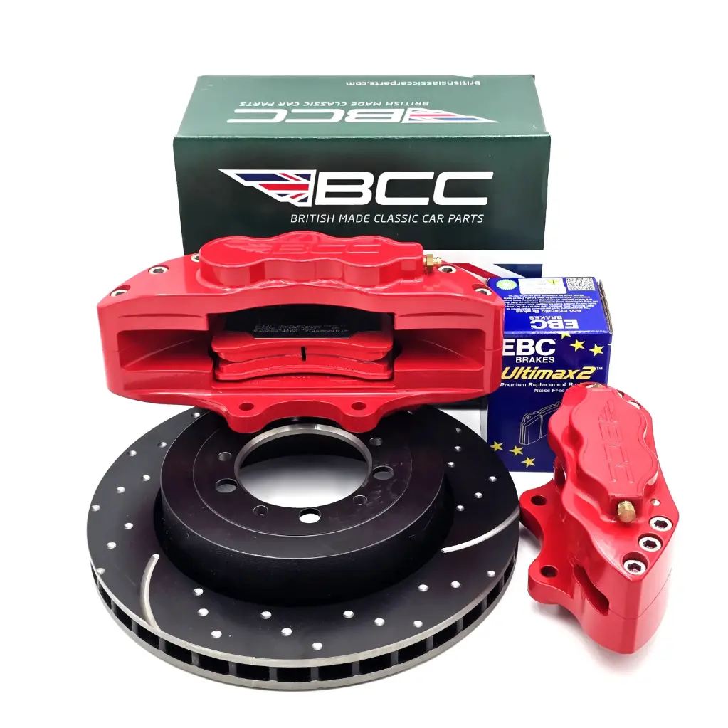 Land Rover Defender Front & Rear Big Brake Kit - 16 inch Wheels